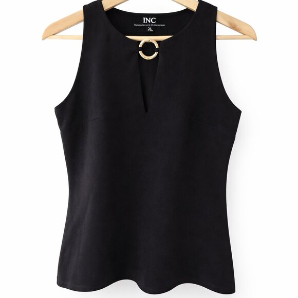 INC International Concepts Tops - INC International Concepts Black Sleeveless Top – XL